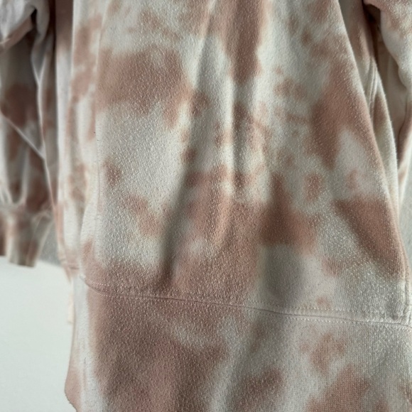 Tie Dye Maternity Pull Over Crewneck Size XXL Pale Pink / White Pregnancy Casual - Picture 8 of 11